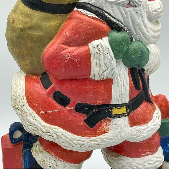 Vintage 1992 Santa Claus cast iron doorstop Lillian Vernon #9454 Christmas toys - Picture 11 of 16